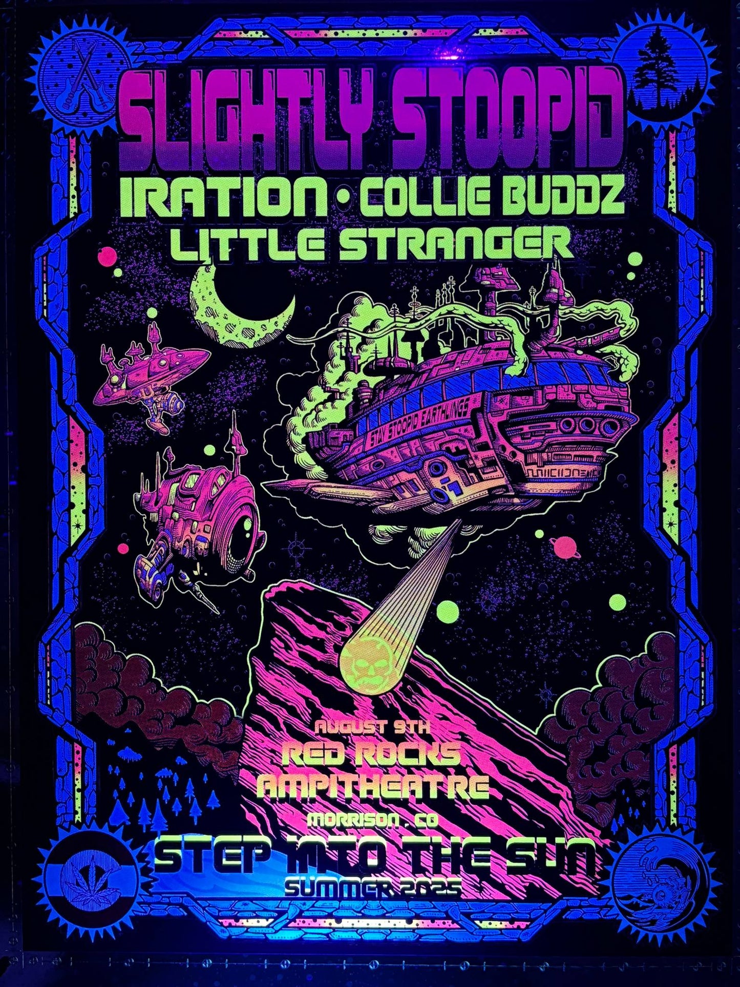 Slightly Stoopid Red Rocks 18in x 24in REGULAR POSTER