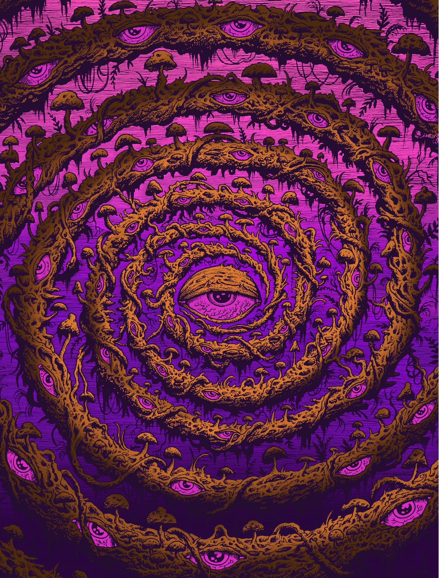 “FREE” (PURPLE VARIANT) 12in x 16in LIMITED EDITION PRINT