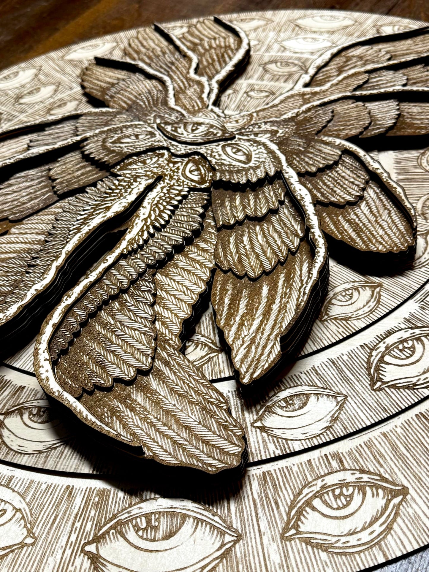 “I AM” 29in 1/1 Multi-Layered Wood Print