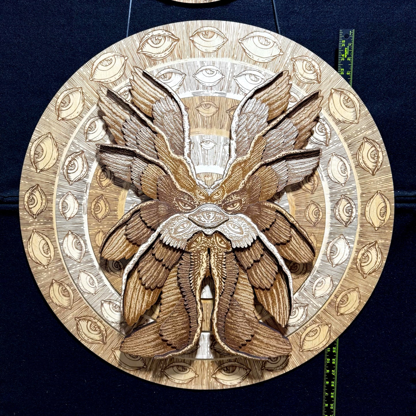 “I AM” 29in 1/1 Multi-Layered Wood Print