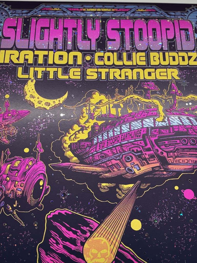 Slightly Stoopid Red Rocks 18in x 24in FOIL POSTER