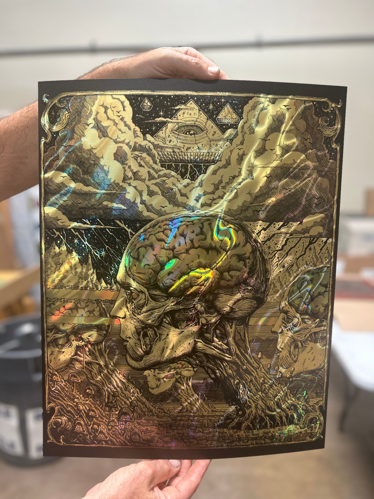 “REALM OF THE VEIL” 16in x 20in Limited Edition Foil Print (Rare/Gold)