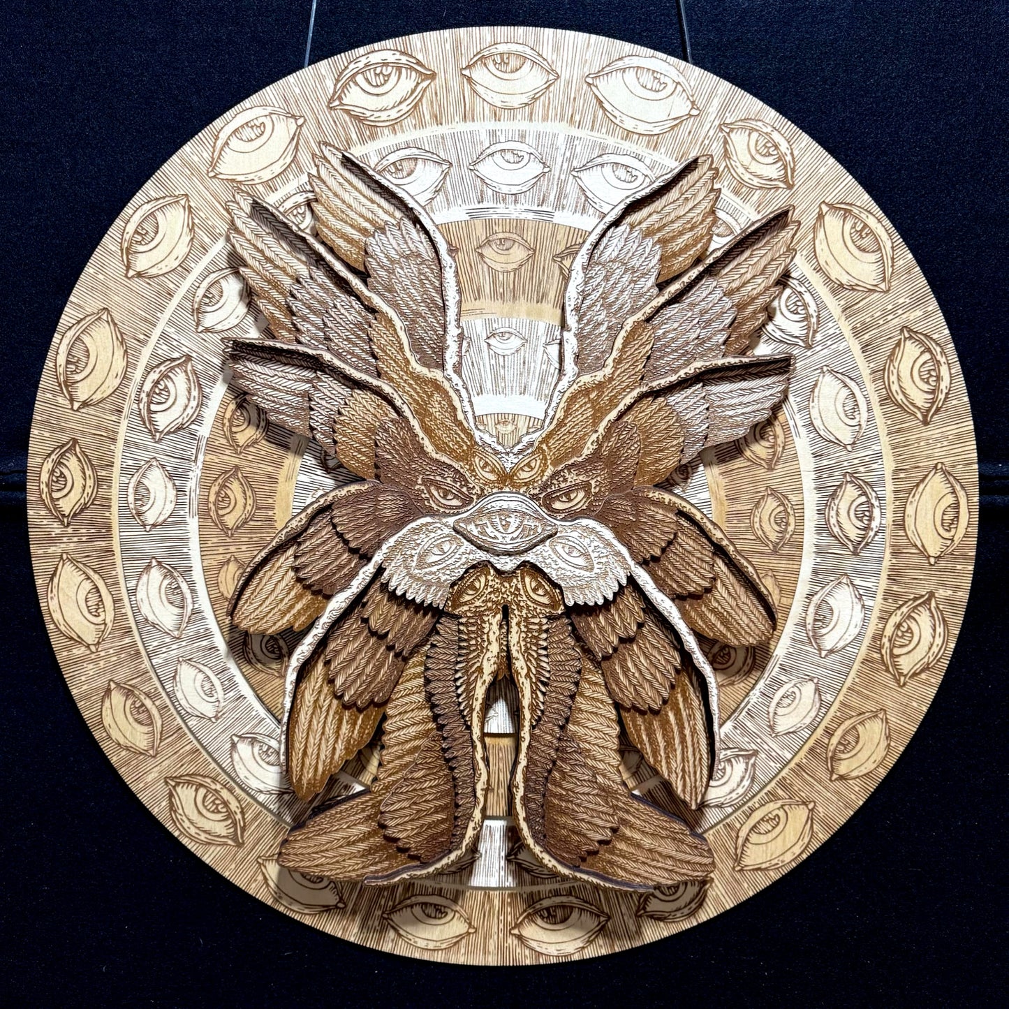 “I AM” 29in 1/1 Multi-Layered Wood Print