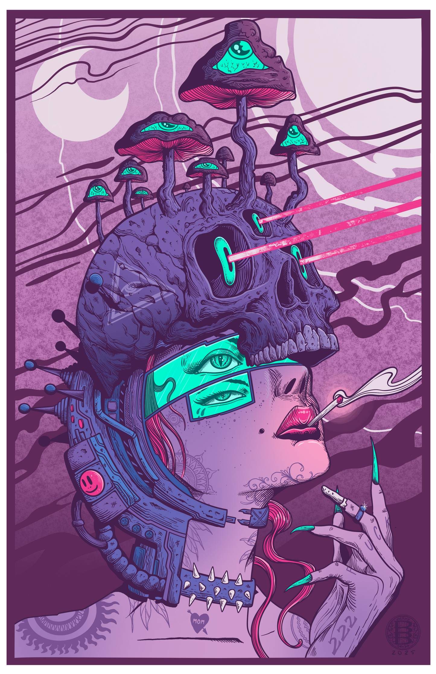 “WHEN WORLDS COLLIDE” 11in x 17in LIMITED EDITION PRINT