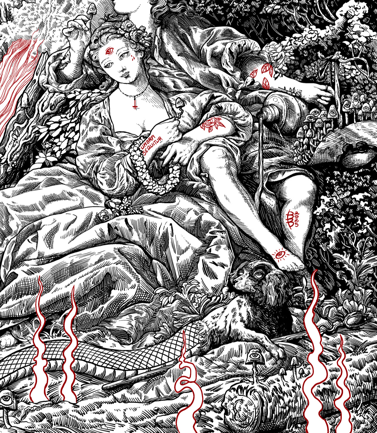 “THE LOVER’S DEATH” 16in x 20in LIMITED EDITION PRINT