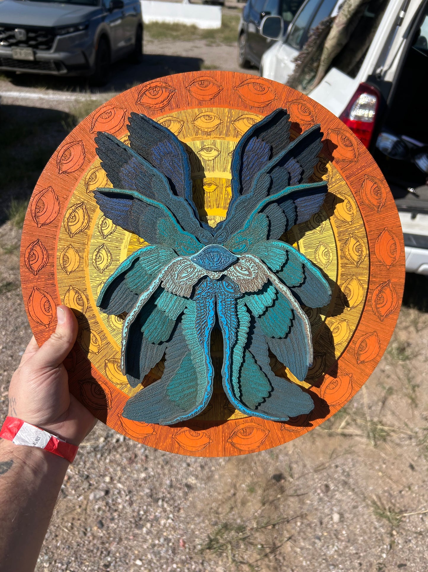 “I AM” 12in x 12in 1/1 Layered Wood Print