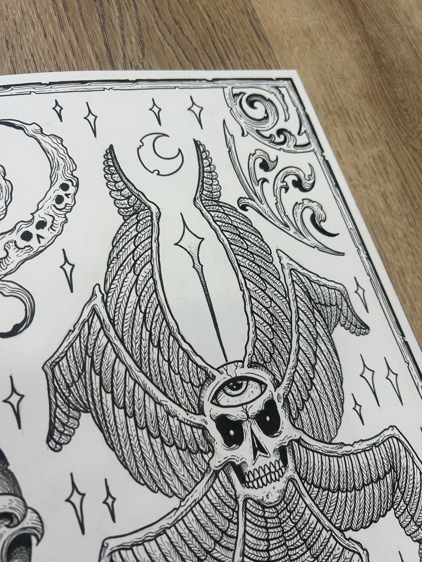 “SKULL CANDY” 18in x 24in ORIGINAL Flash Sheet