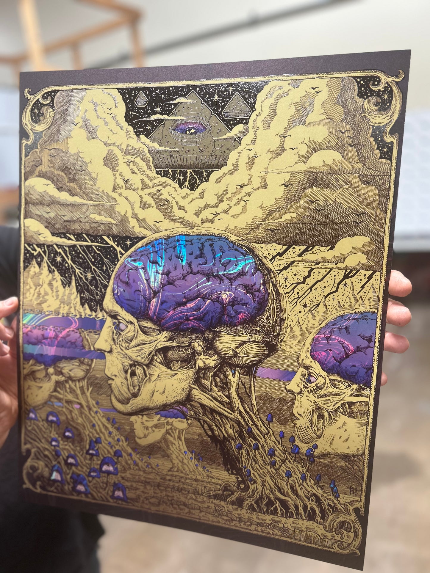 “REALM OF THE VEIL” 16in x 20in Limited Edition Foil Print (Standard)