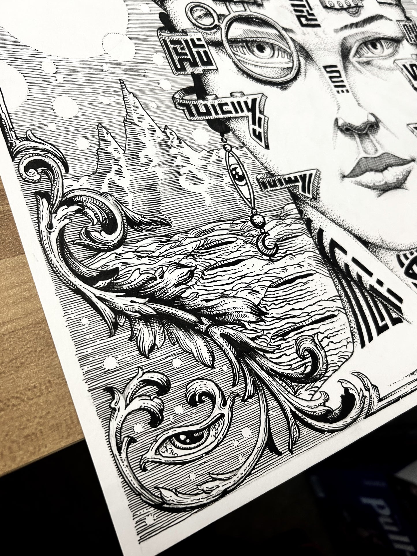 “THE ONE” 17in x 17in ORIGINAL