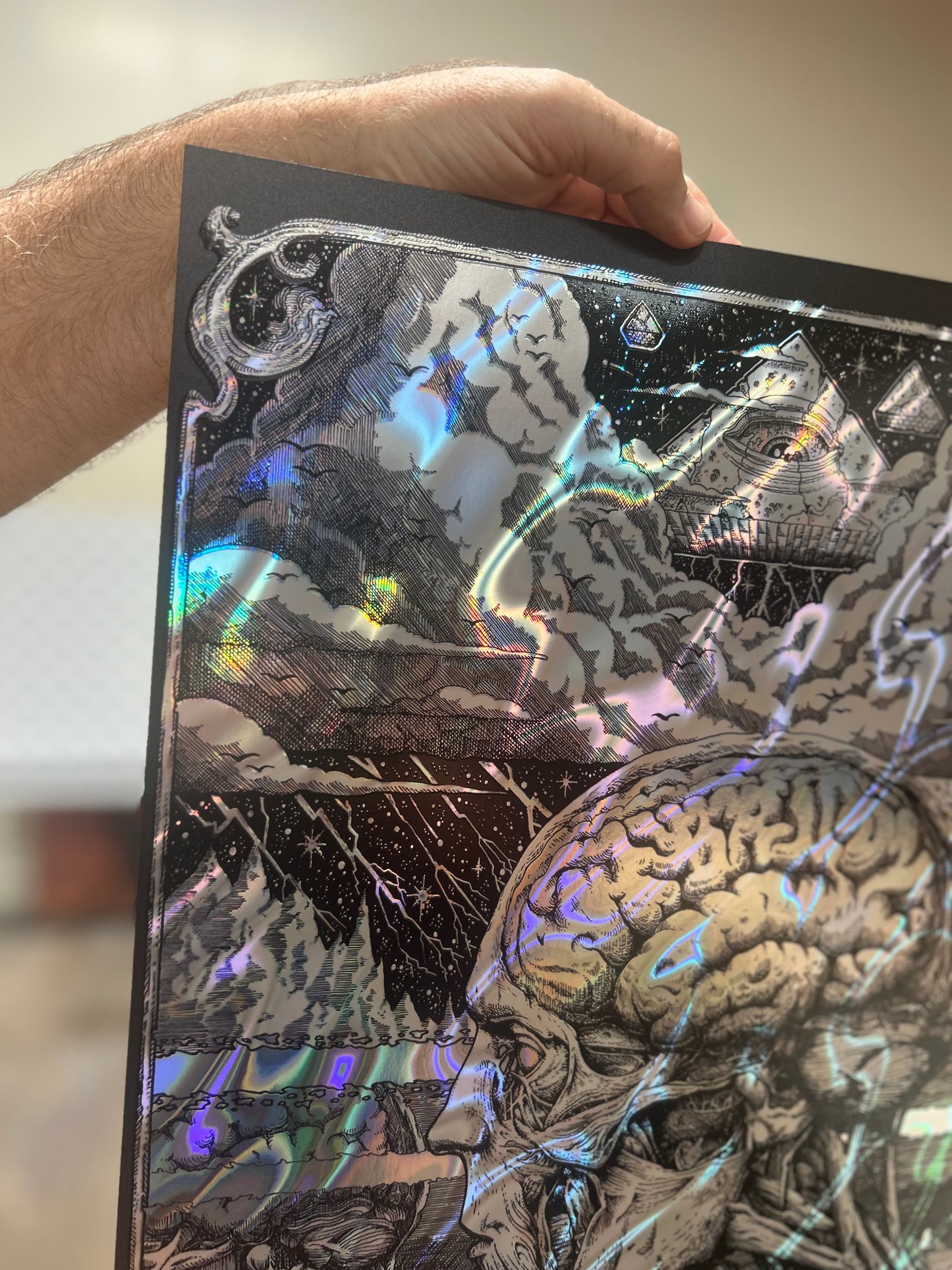 “REALM OF THE VEIL” 16in x 20in Limited Edition Foil Print (Rare/Silver)