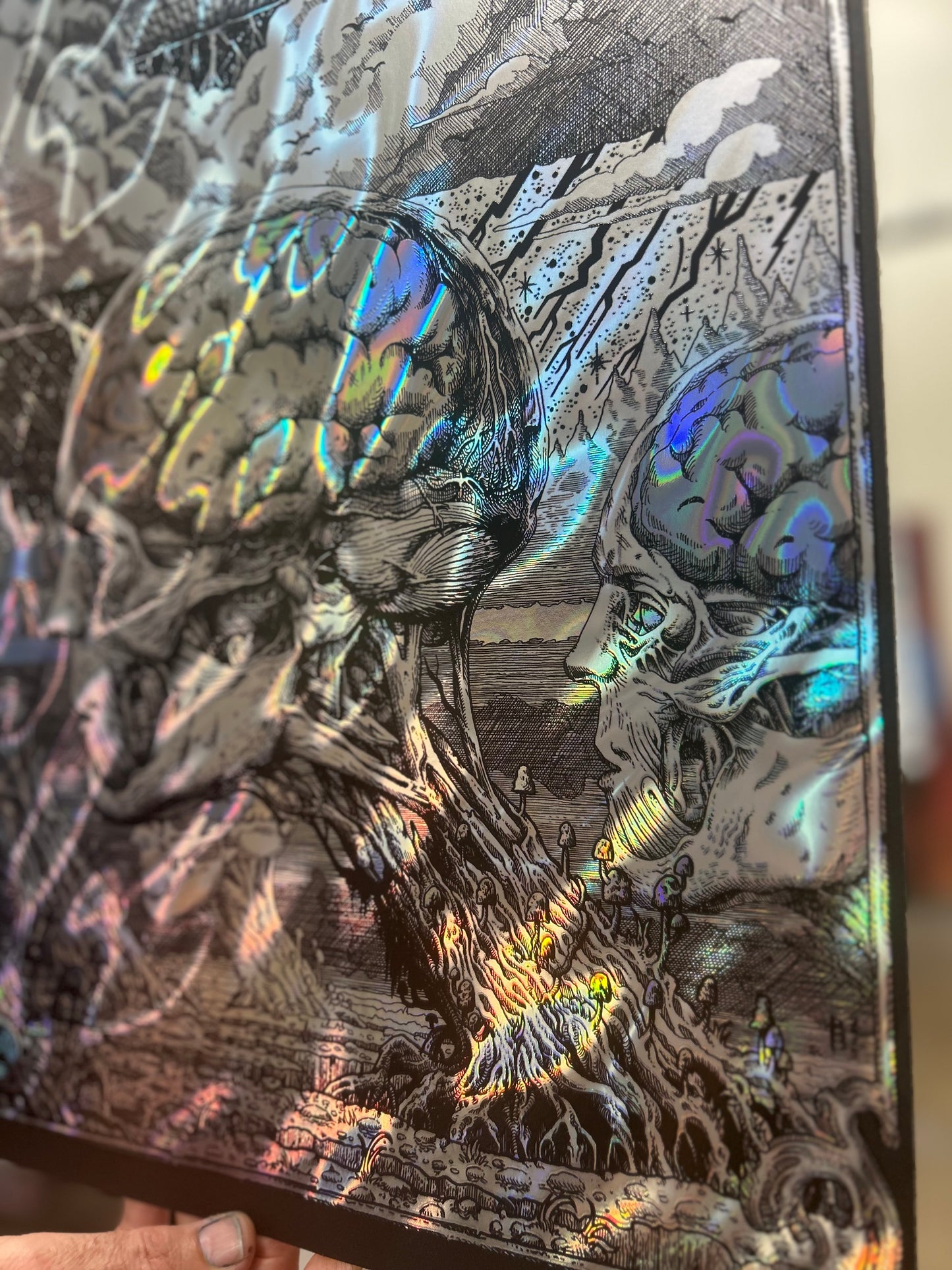 “REALM OF THE VEIL” 16in x 20in Limited Edition Foil Print (Rare/Silver)