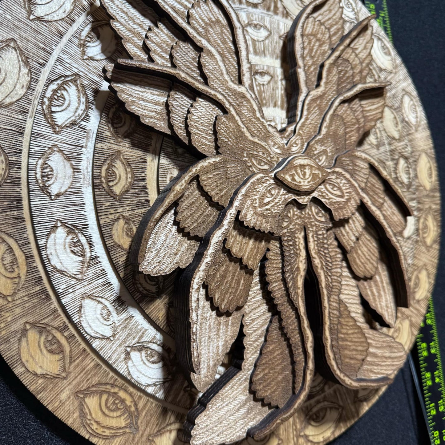 “I AM” 15in 1/5 Multi-Layered Wood Print