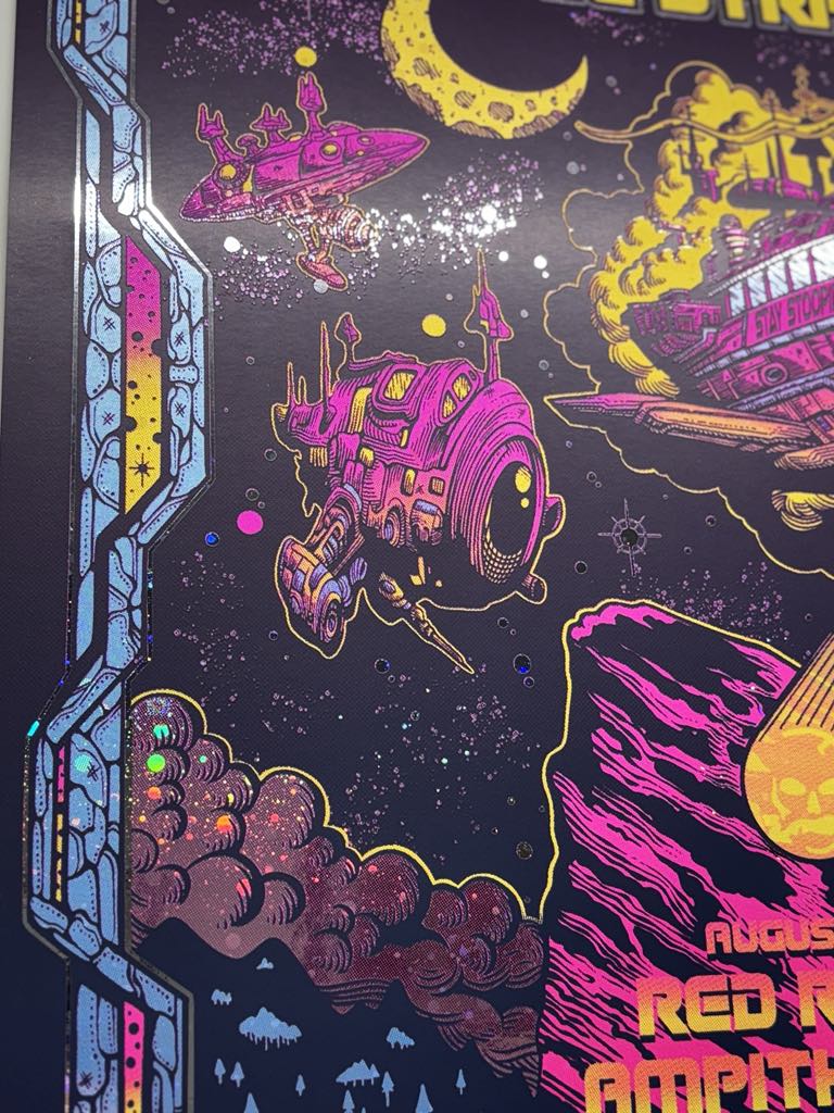 Slightly Stoopid Red Rocks 18in x 24in FOIL POSTER