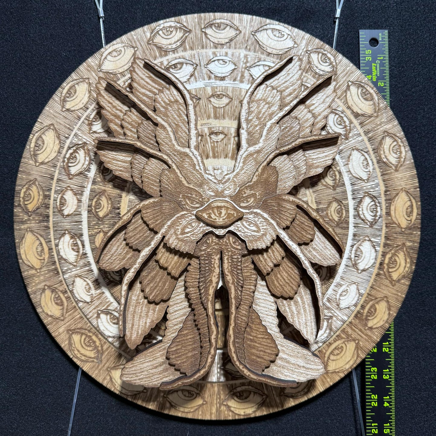 “I AM” 15in 1/5 Multi-Layered Wood Print