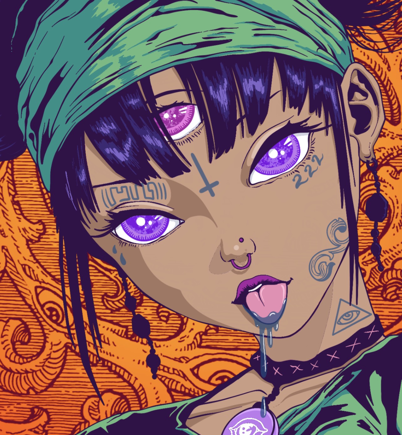 “TRIPPY TRIXIE” 16in x 16in LIMITED EDITION PRINT