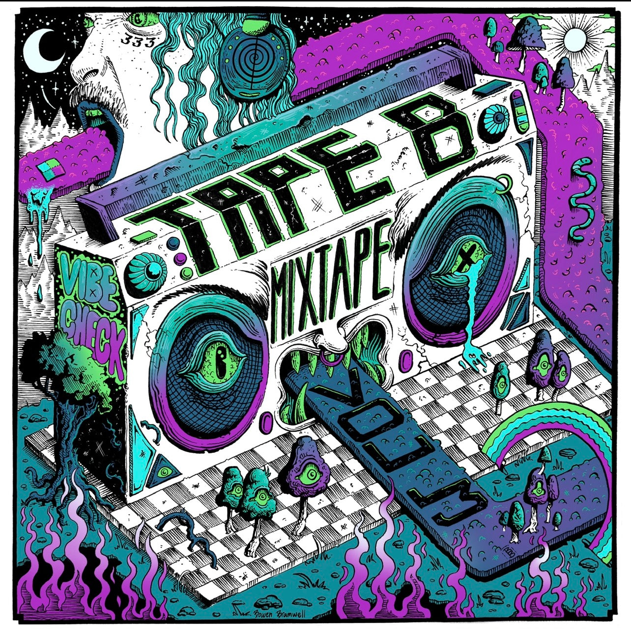 “TAPE B MIXTAPE VOL. 3” 20in x 20in Limited Edition print
