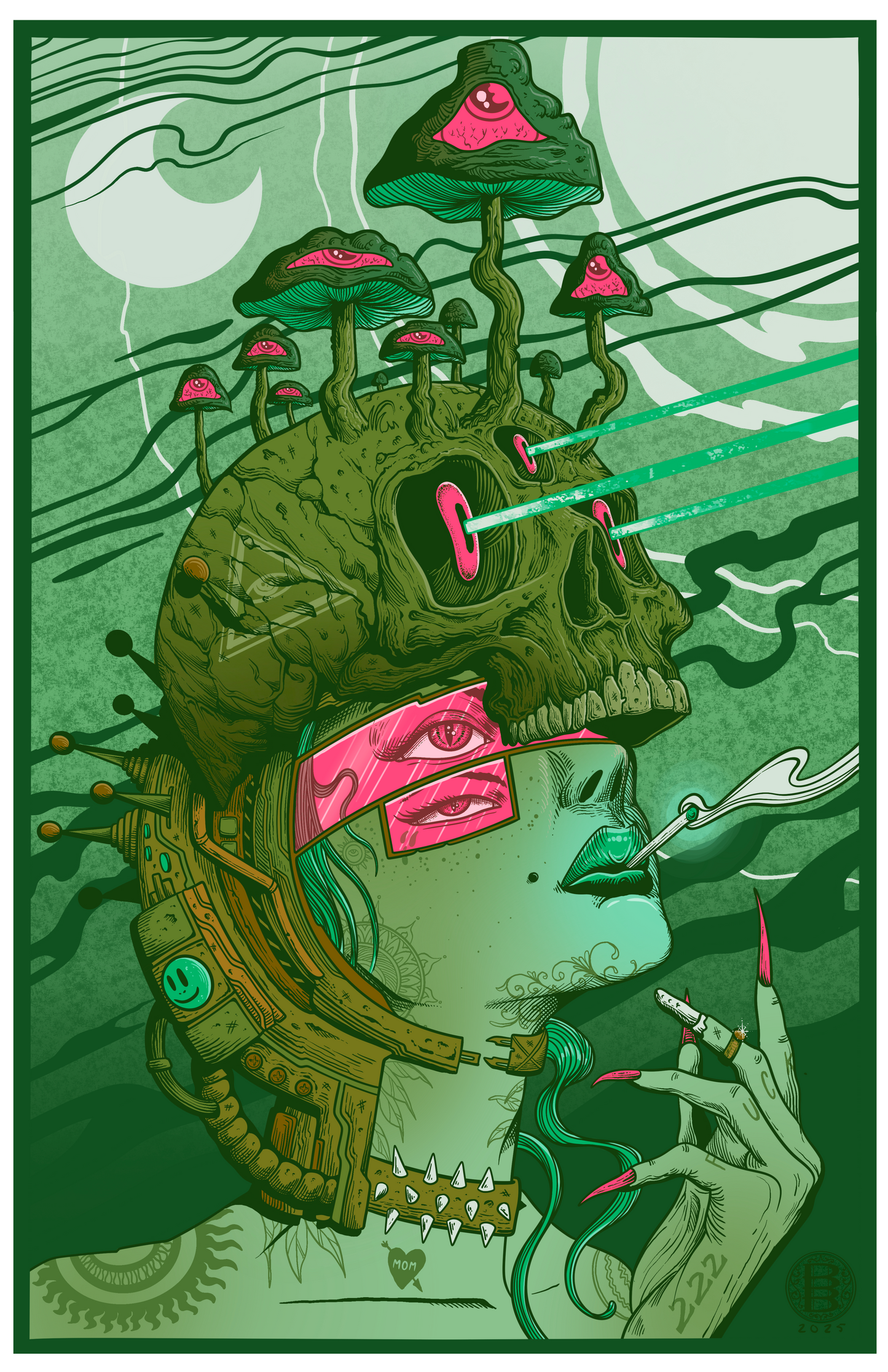 “WHEN WORLDS COLLIDE”(RARE) 11in x 17in LIMITED EDITION PRINT