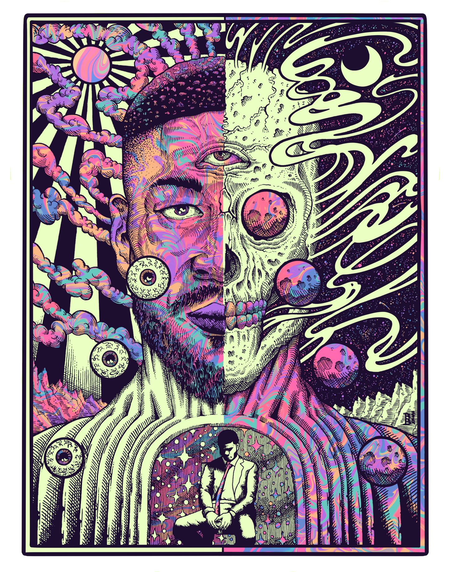 “DAY N’ NIGHT” 11in x 14in Limited Edition Print