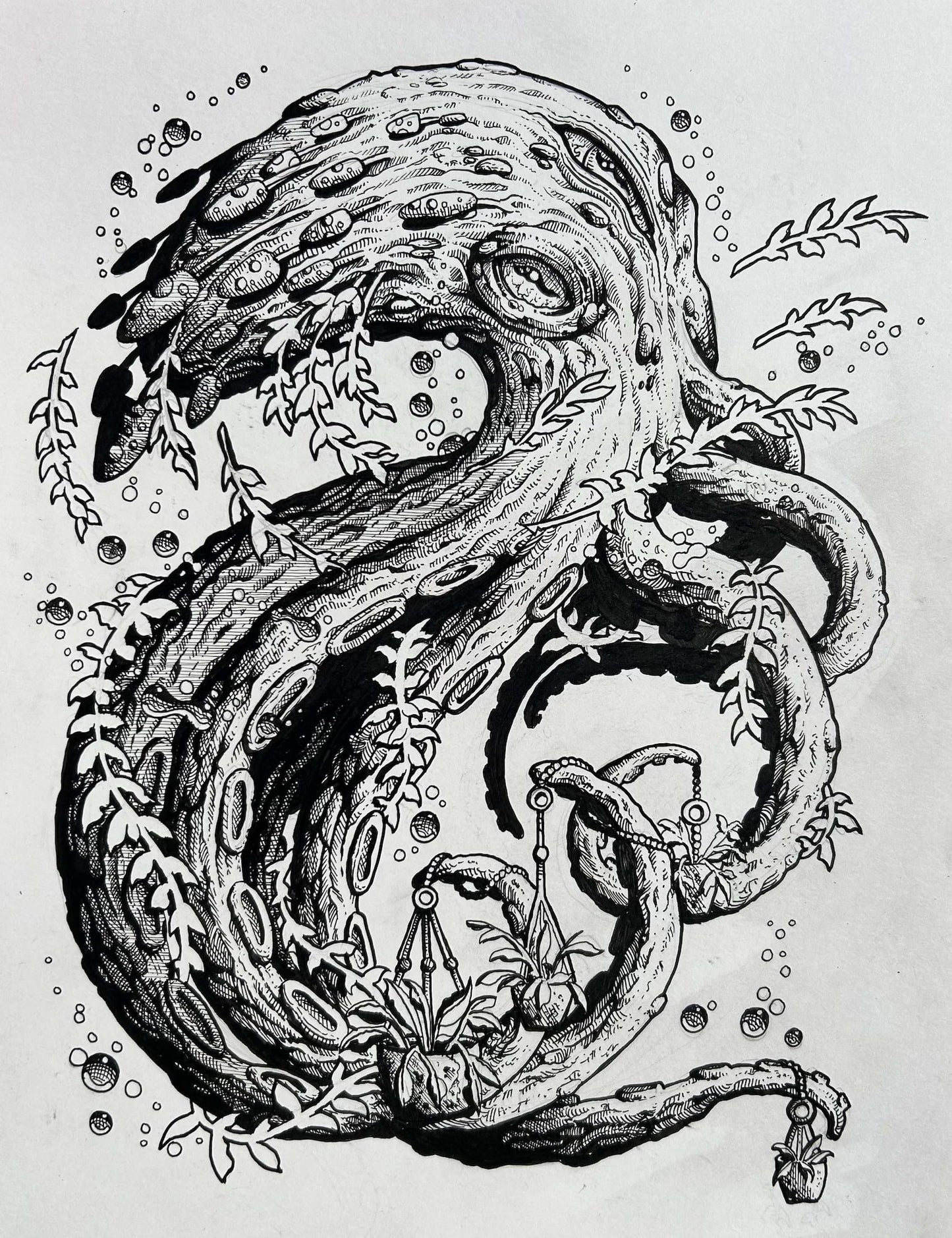 “Antheas Aquatic Awakening” 11in x 14in LIMITED EDITION PRINT