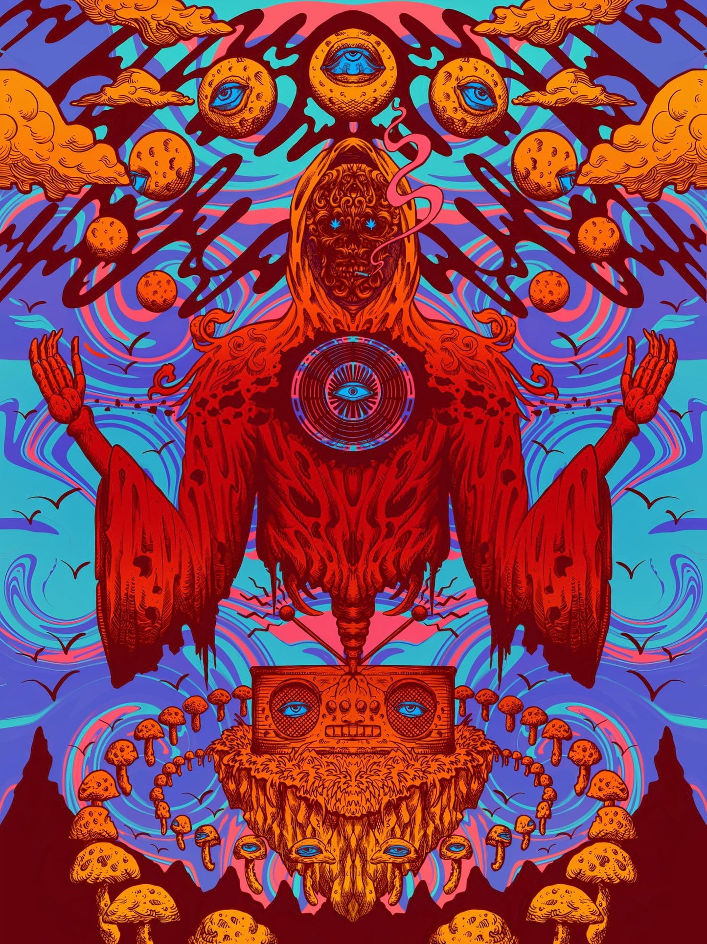 “The Song of Psychedelia” 12in x 16in LIMITED EDITION PRINT