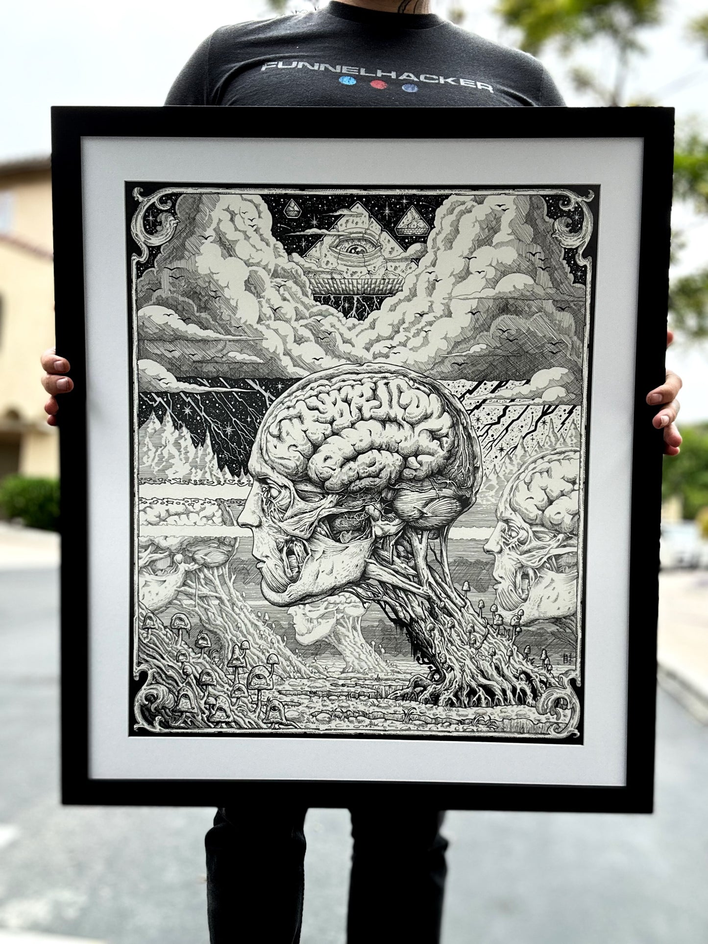 “REALM OF THE VEIL” 20in x 24in FRAMED ORIGINAL