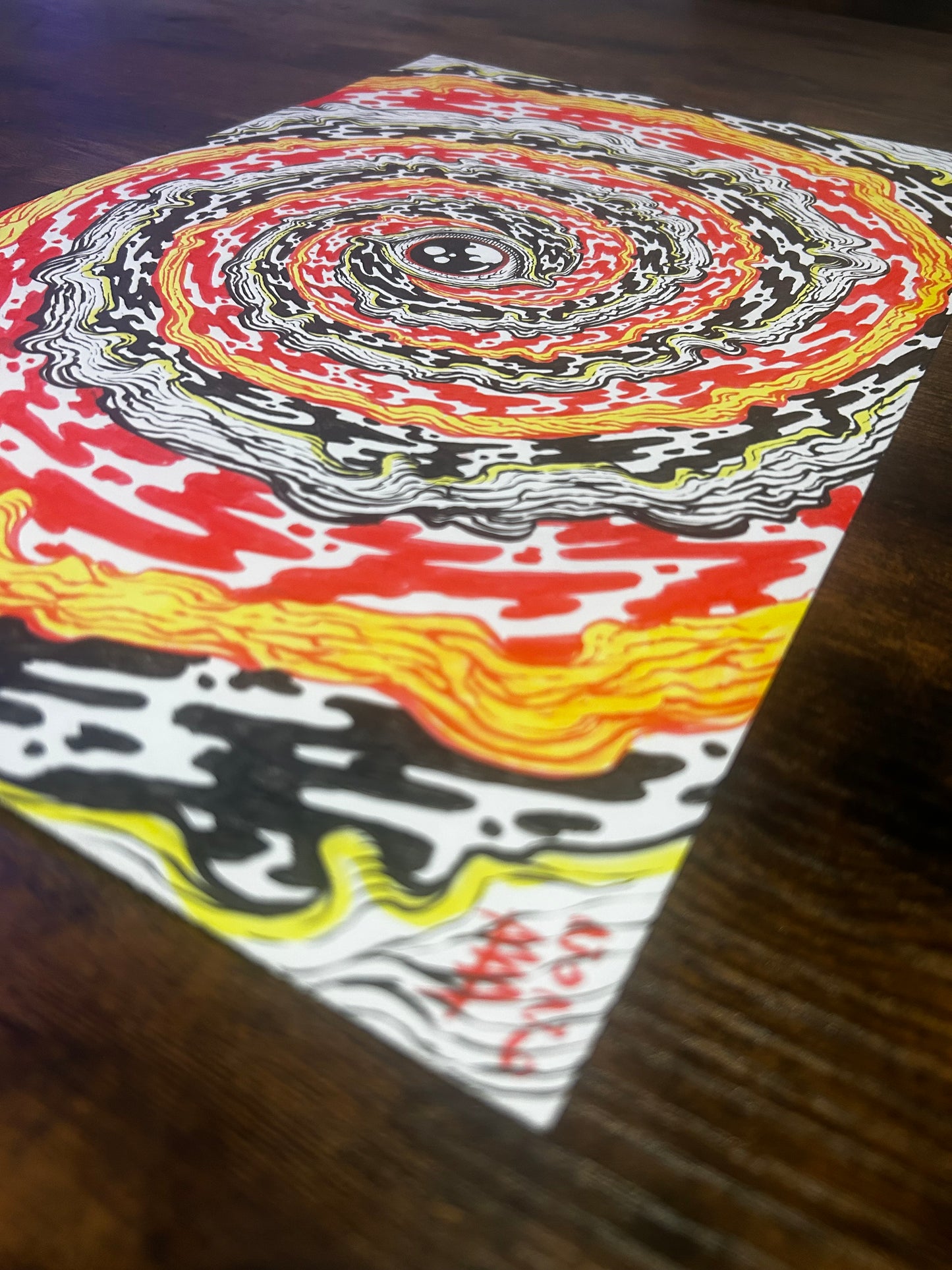 “ETERNAL FLAME” 11in x 17in ORIGINAL