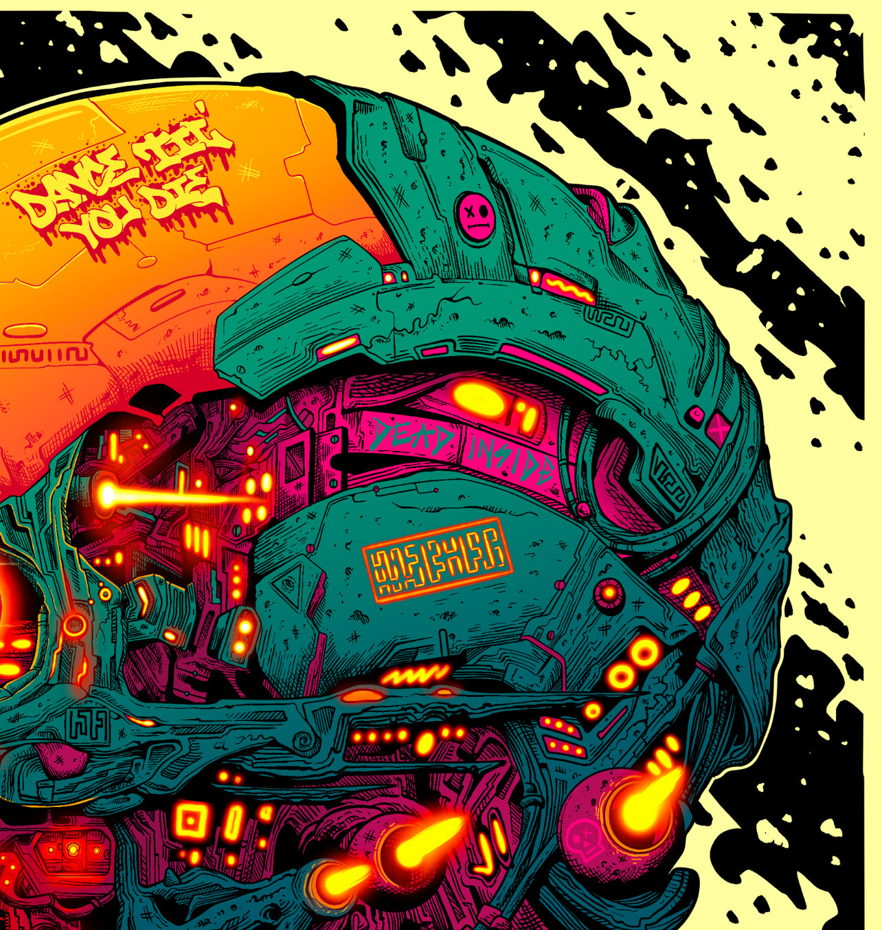 “CYBERFUNK” 16in x 16in LIMITED EDITION PRINT