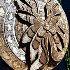 “I AM” 15in 1/5 Multi-Layered Wood Print