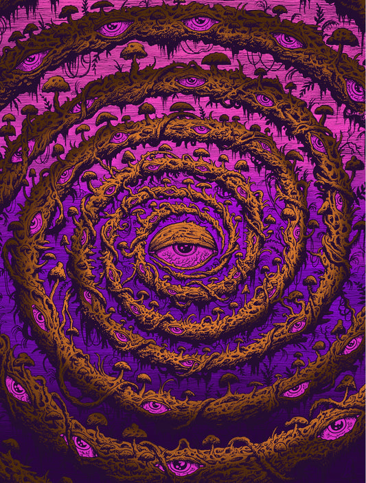 “FREE” (PURPLE VARIANT) 12in x 16in LIMITED EDITION PRINT