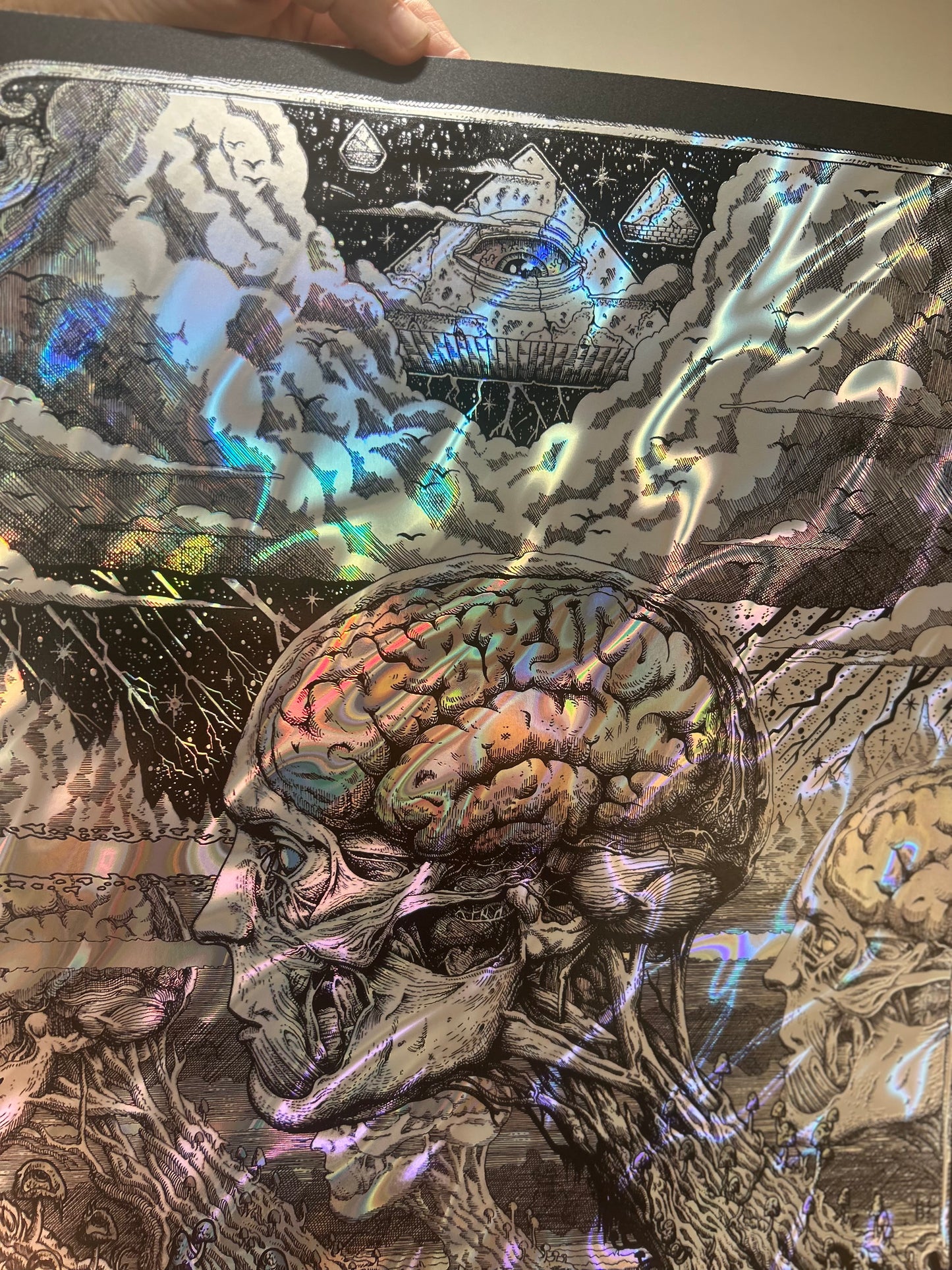 “REALM OF THE VEIL” 16in x 20in Limited Edition Foil Print (Rare/Silver)
