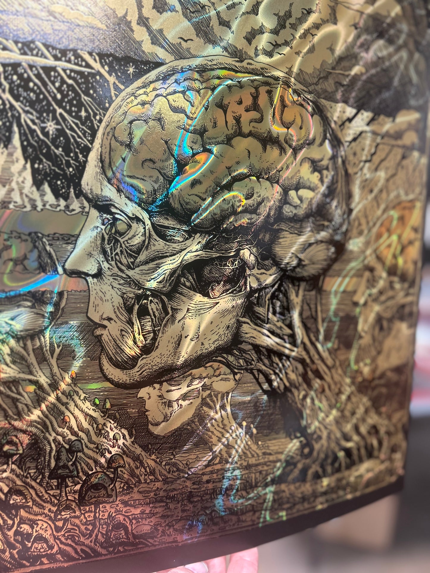 “REALM OF THE VEIL” 16in x 20in Limited Edition Foil Print (Rare/Gold)