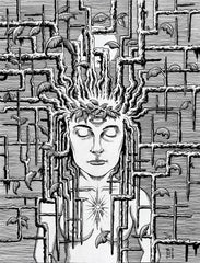 “THE NURTERER” 11in x 14in ORIGINAL