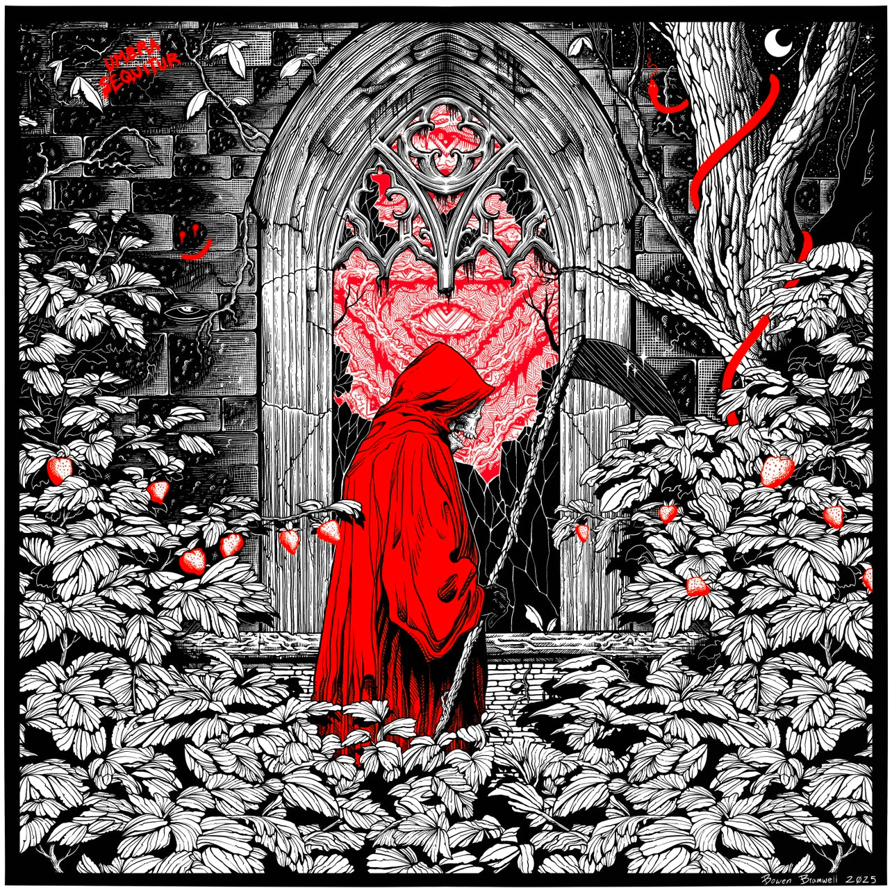 “STRAWBERRY EGO DEATH” 20in x 20in LIMITED EDITION PRINT