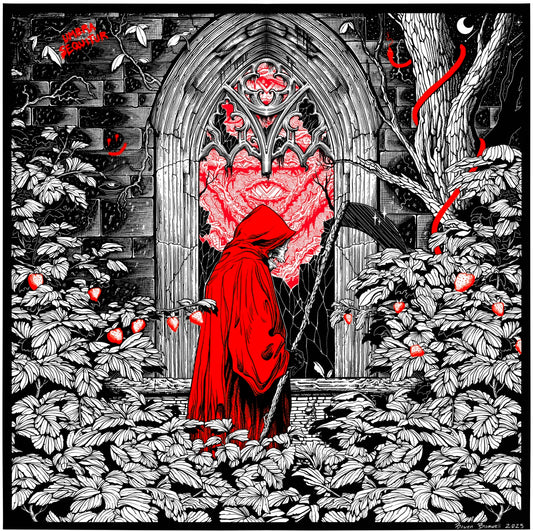 “STRAWBERRY EGO DEATH” 20in x 20in LIMITED EDITION PRINT