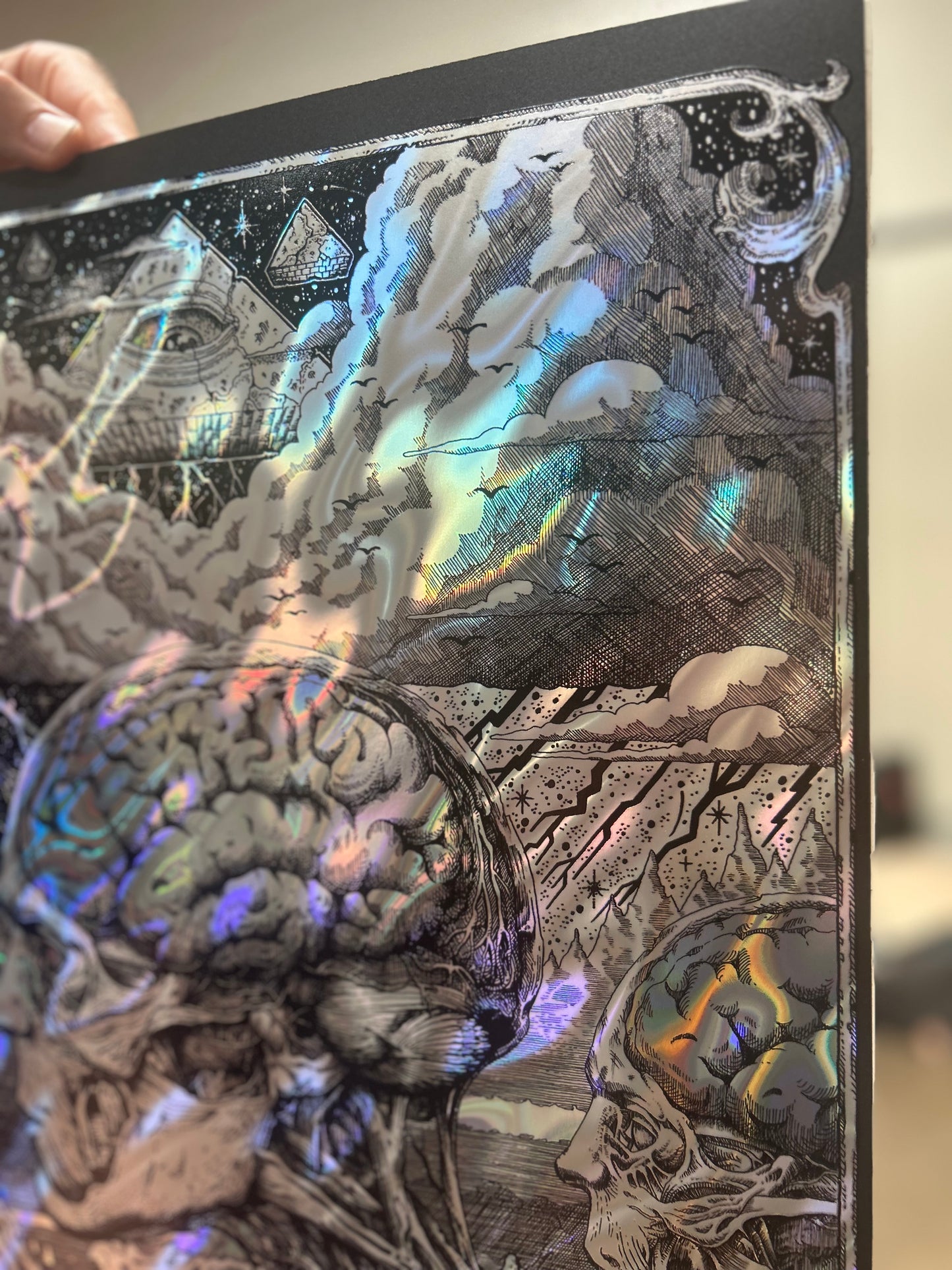 “REALM OF THE VEIL” 16in x 20in Limited Edition Foil Print (Rare/Silver)