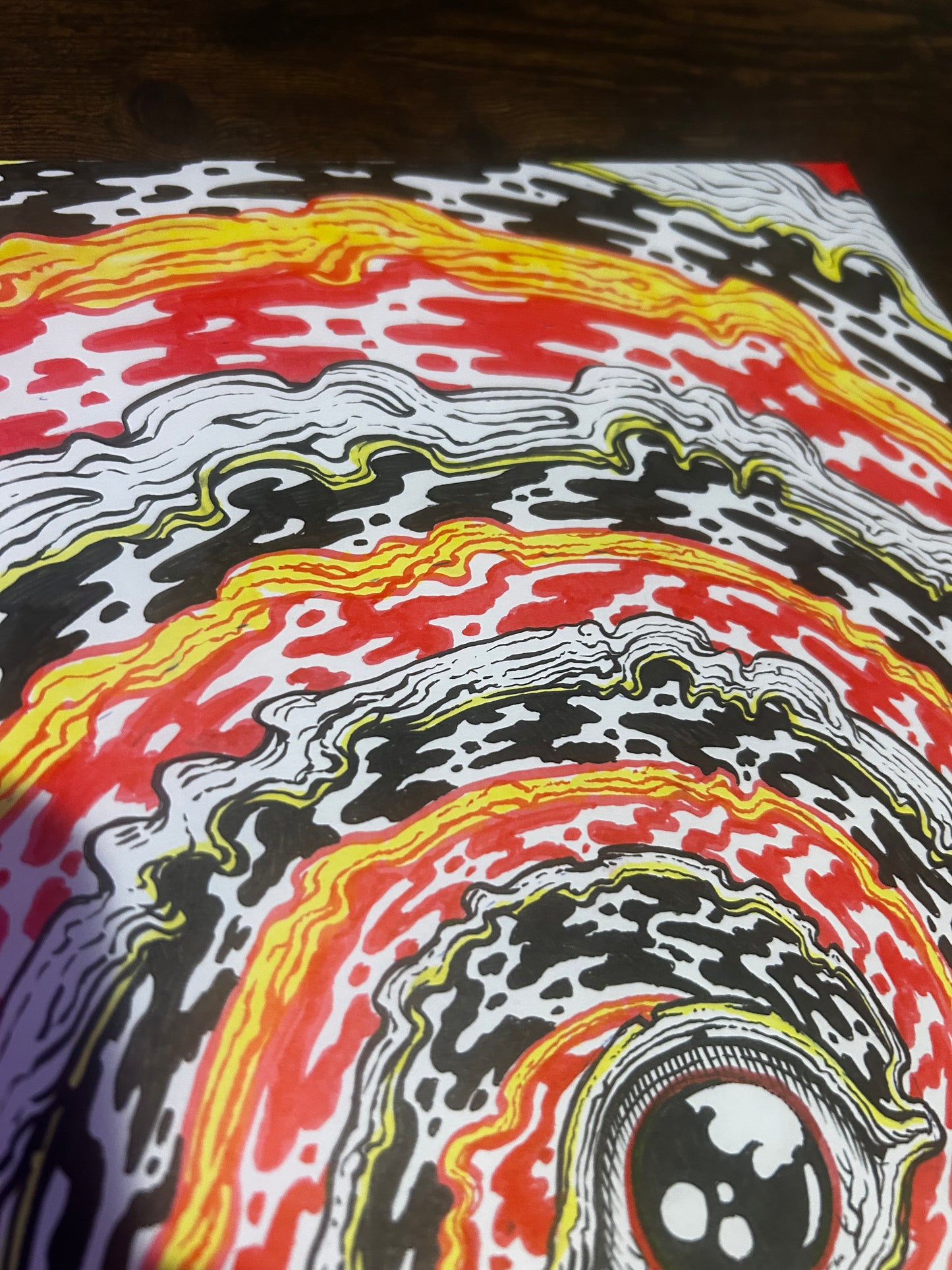“ETERNAL FLAME” 11in x 17in ORIGINAL