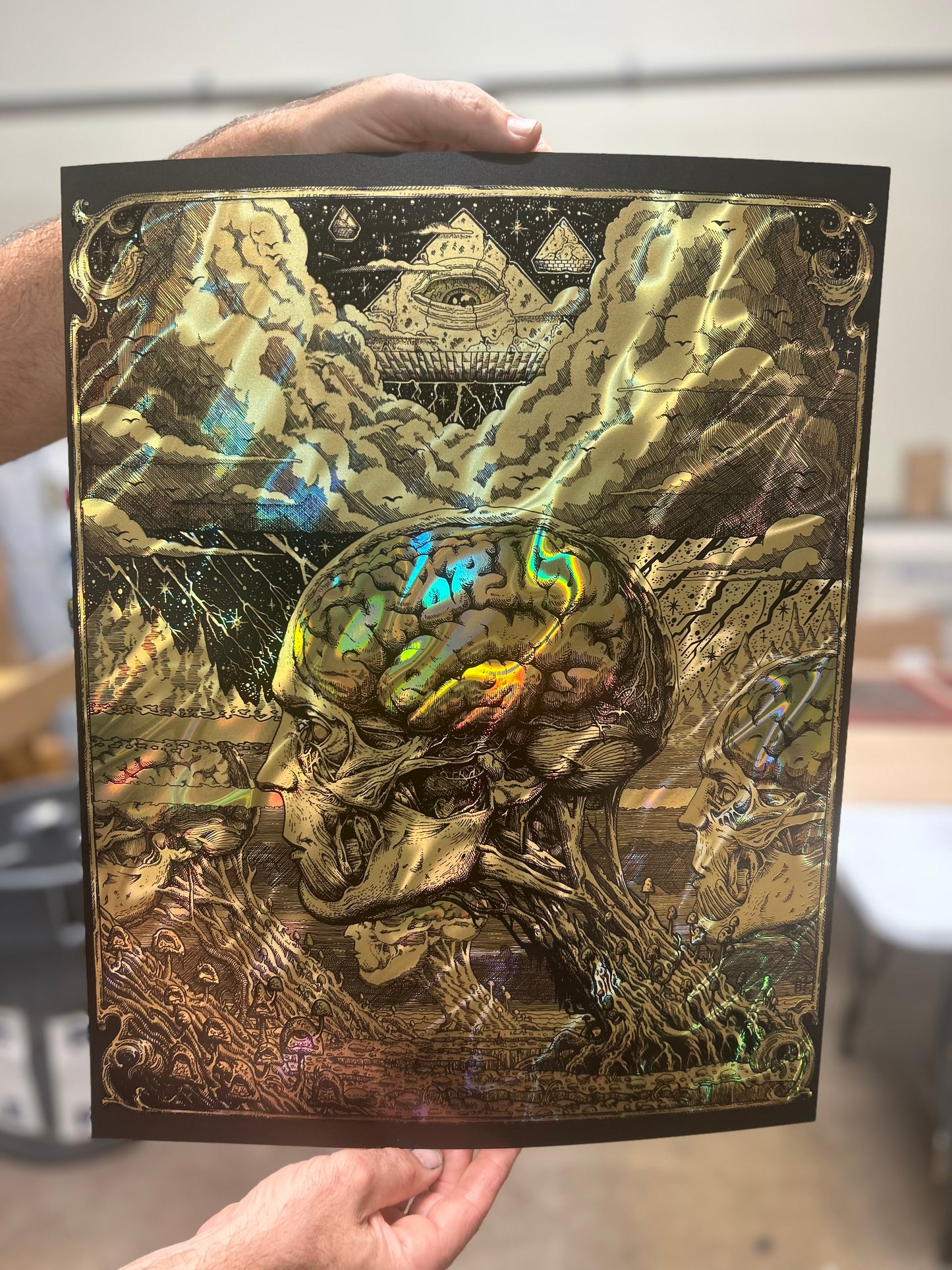 “REALM OF THE VEIL” 16in x 20in Limited Edition Foil Print (Rare/Gold)
