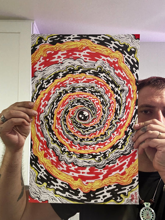 “ETERNAL FLAME” 11in x 17in ORIGINAL