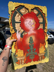 “THE ALCHEMIST” 18in x 24in 1/1 Lasered/Painted Wood print