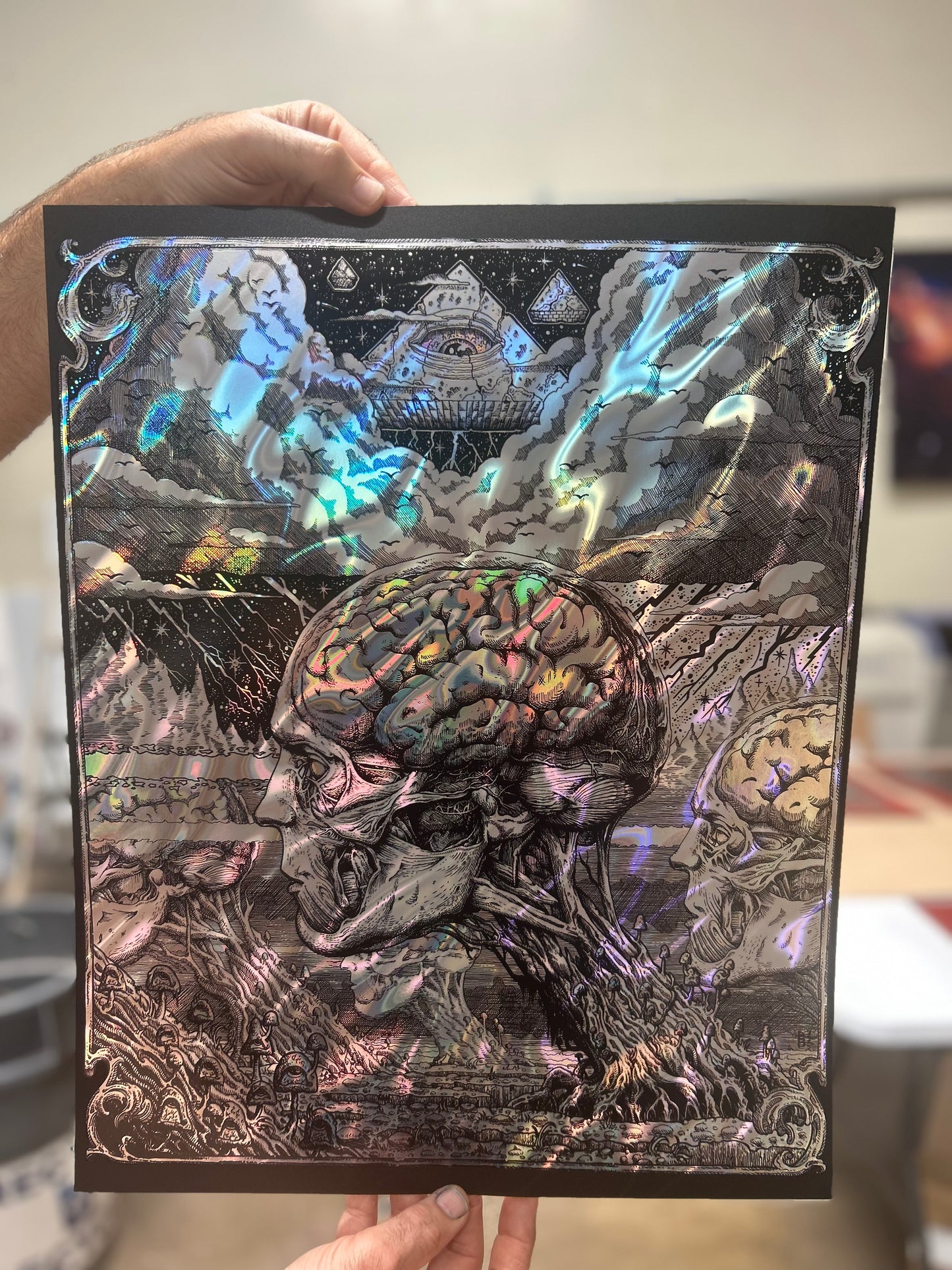 “REALM OF THE VEIL” 16in x 20in Limited Edition Foil Print (Rare/Silver)