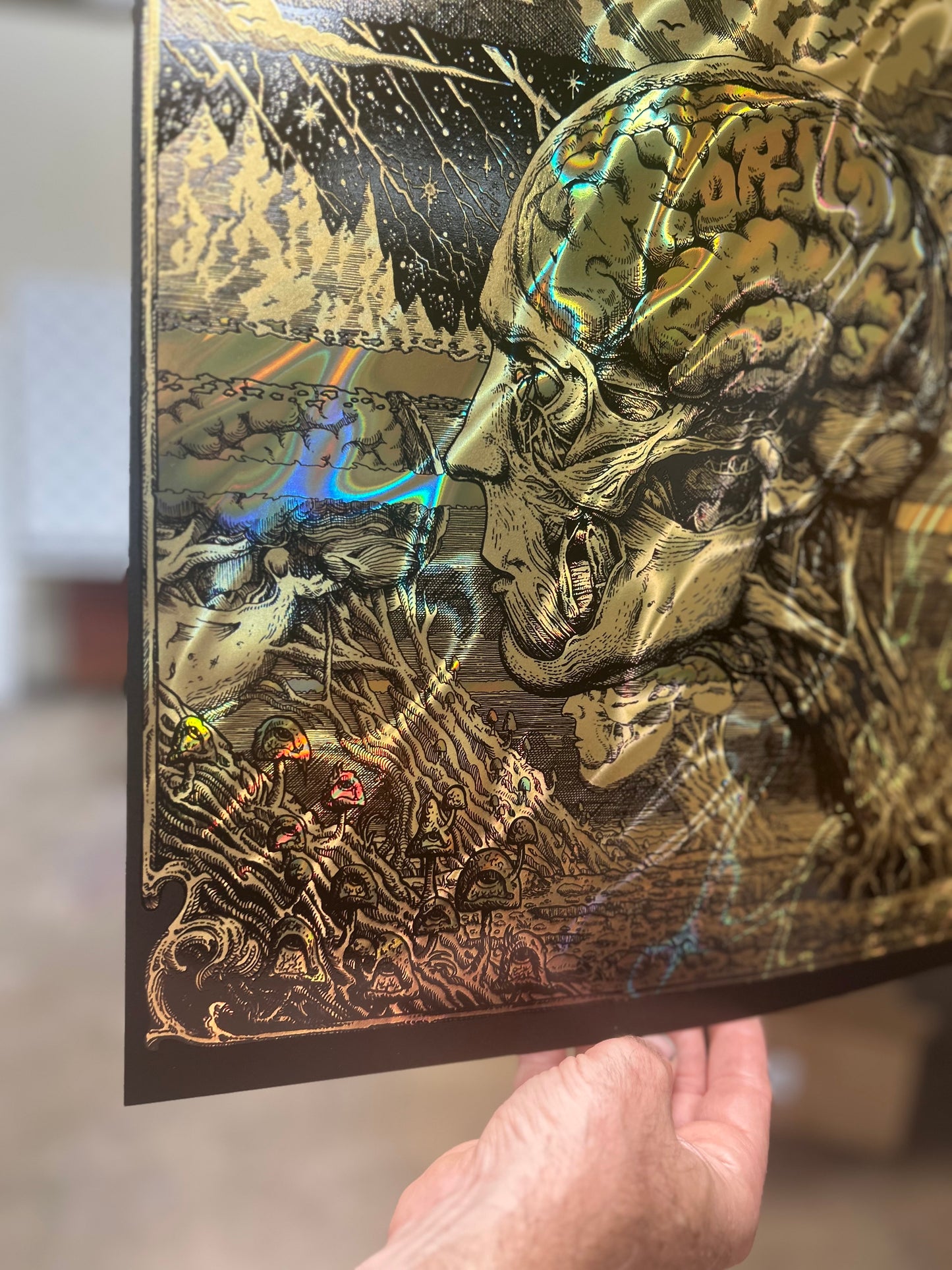 “REALM OF THE VEIL” 16in x 20in Limited Edition Foil Print (Rare/Gold)
