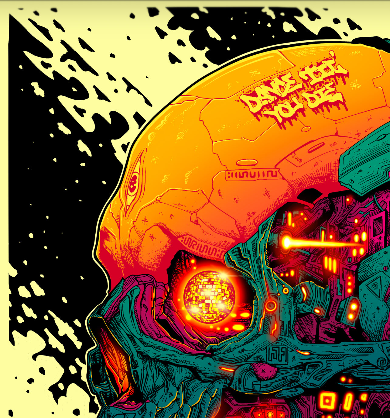 “CYBERFUNK” 16in x 16in LIMITED EDITION PRINT