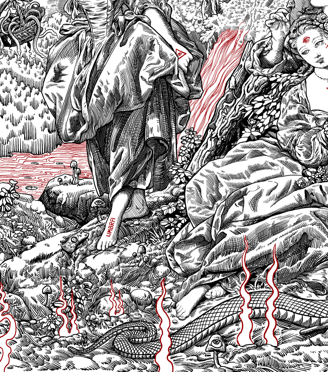 “THE LOVER’S DEATH” 16in x 20in LIMITED EDITION PRINT