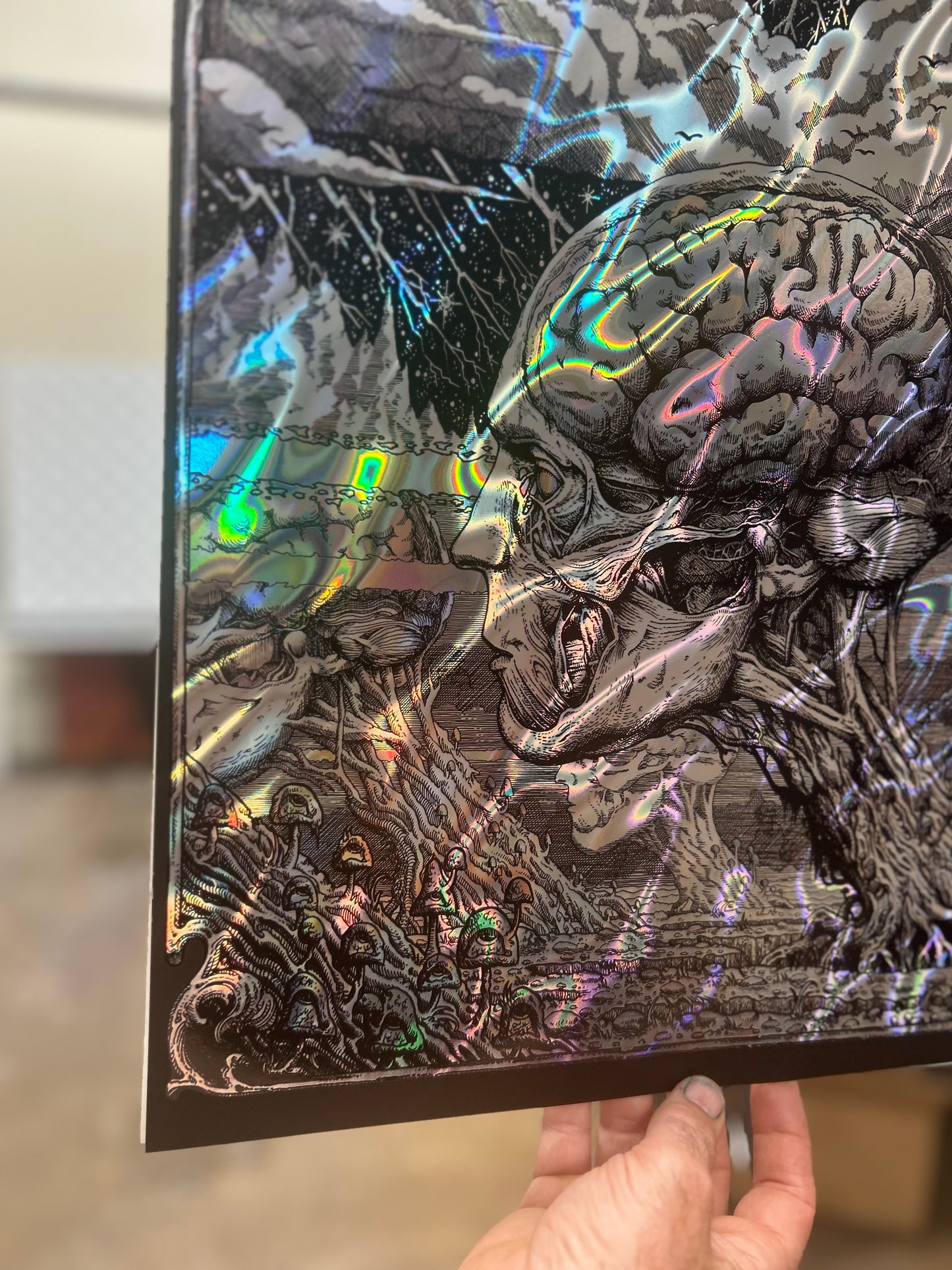 “REALM OF THE VEIL” 16in x 20in Limited Edition Foil Print (Rare/Silver)