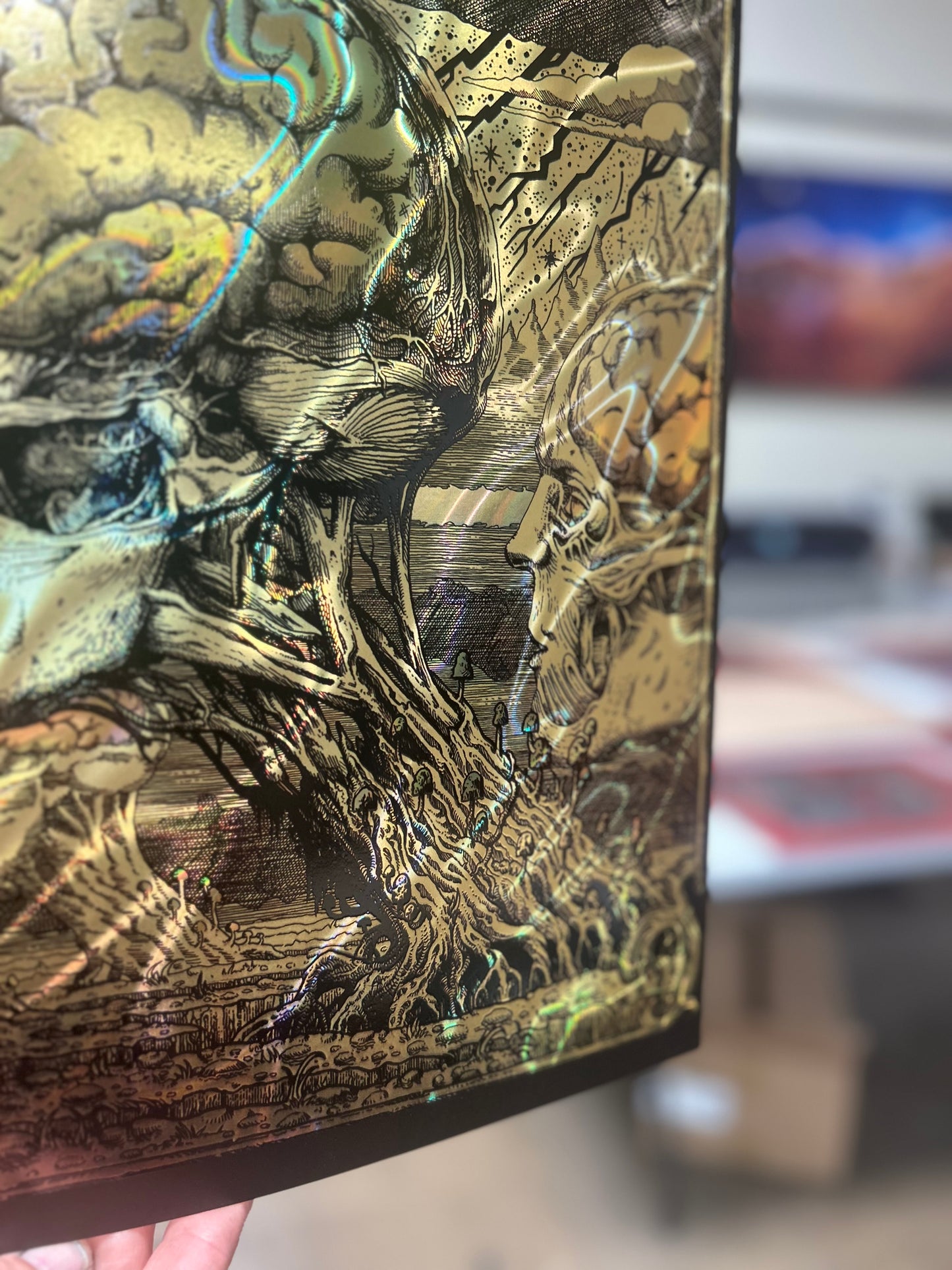 “REALM OF THE VEIL” 16in x 20in Limited Edition Foil Print (Rare/Gold)