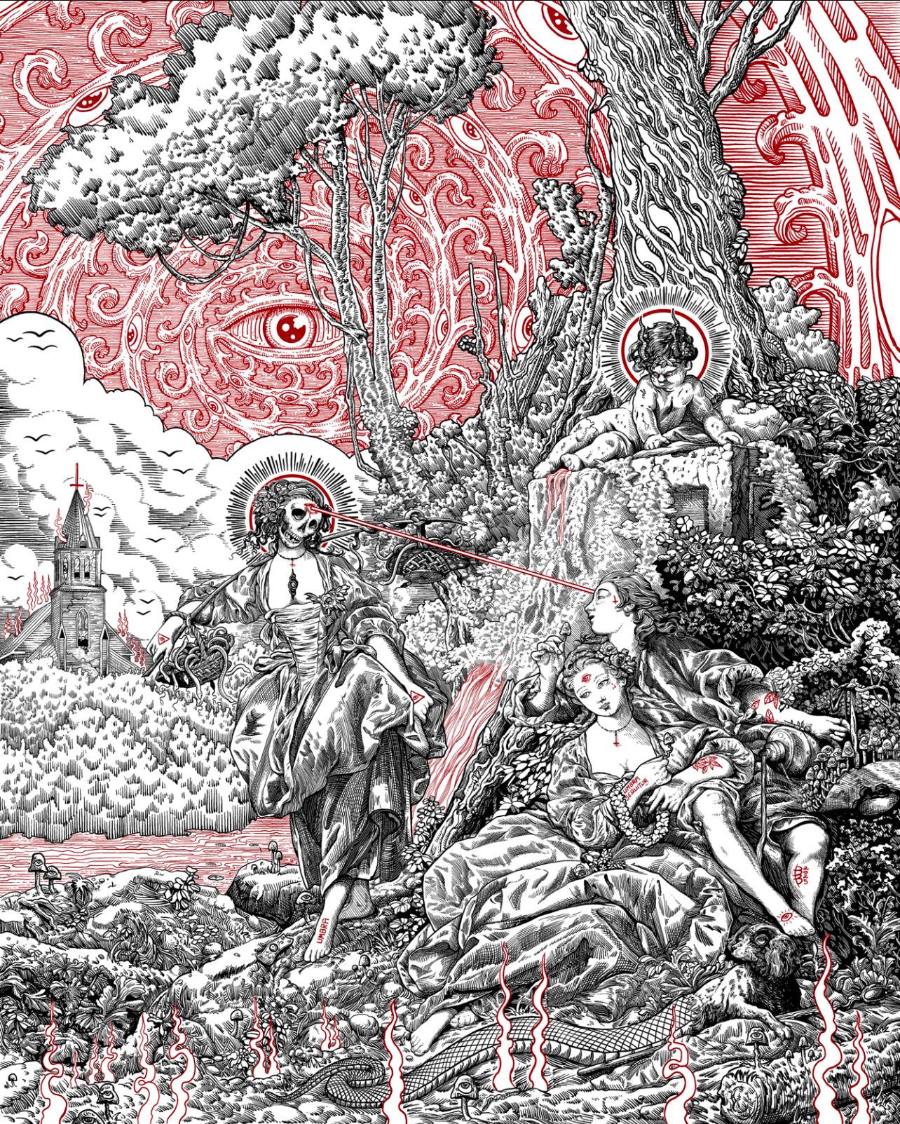 “THE LOVER’S DEATH” 16in x 20in LIMITED EDITION PRINT