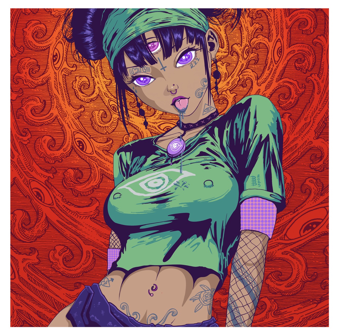 “TRIPPY TRIXIE” 16in x 16in LIMITED EDITION PRINT