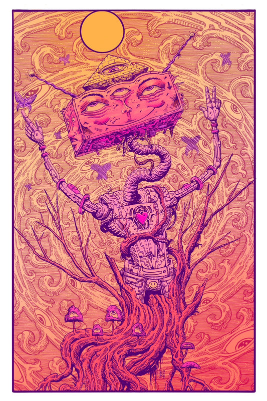 “CHASIN’ BUTTERFLIES” 12in x 18in LIMITED EDITION PRINT