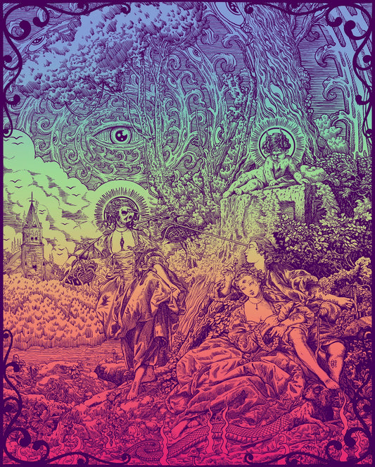 “THE LOVER’S DEATH” (Rare Variant) 32in x 40in Limited Edition Print