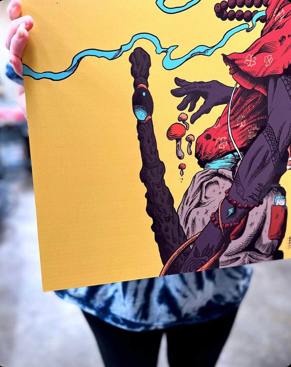 “THIRD EYE SAMURAI” 18in x 24in Limited Edition Brushed Metal Print